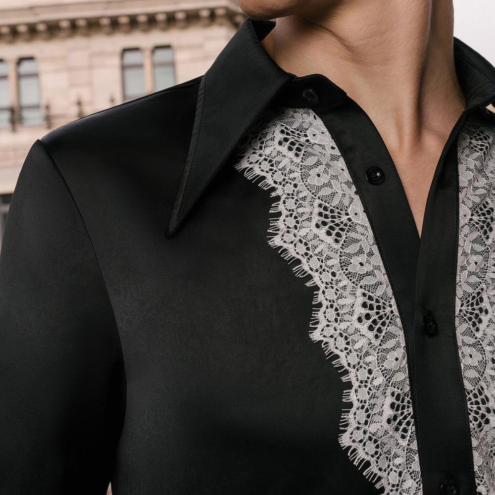 LAPICE SATIN SHIRT main image 1