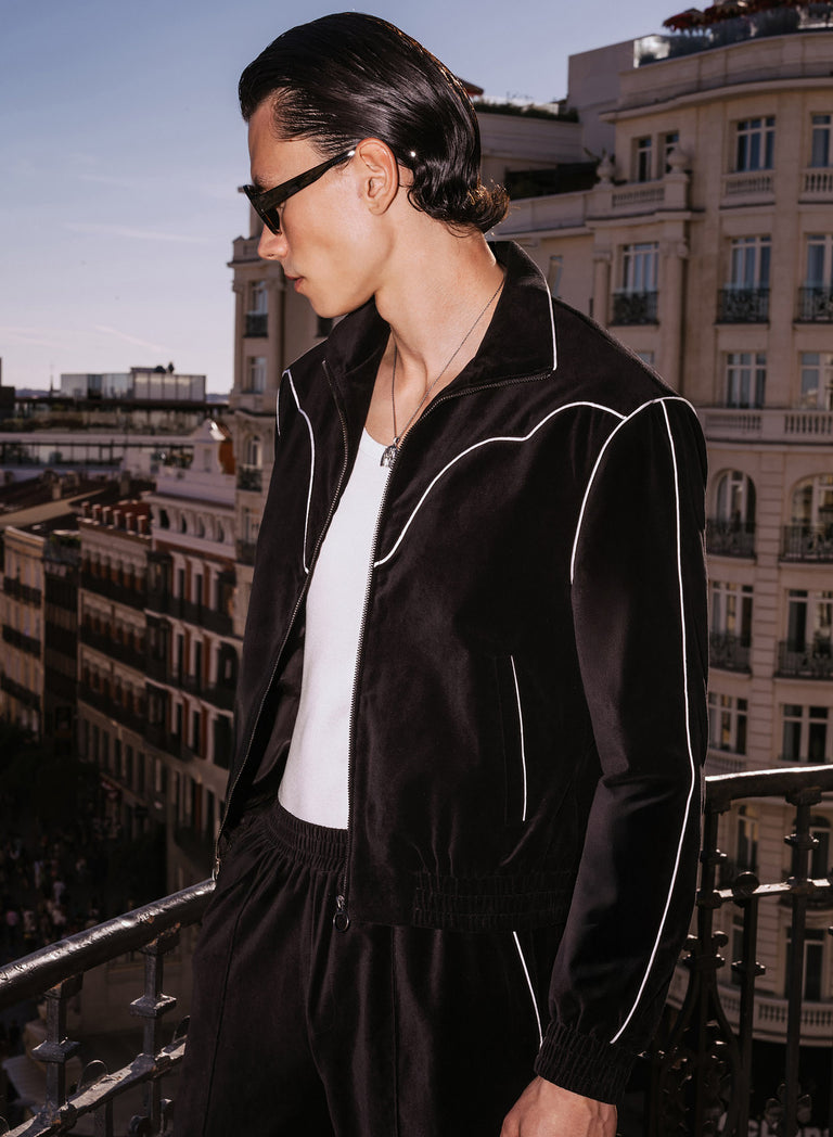 Velvet Western 70's Track Jacket