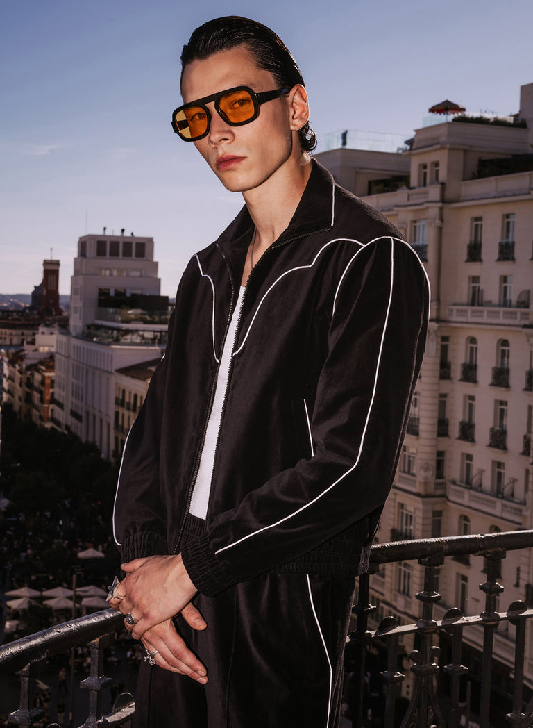 Velvet Western 70's Track Jacket