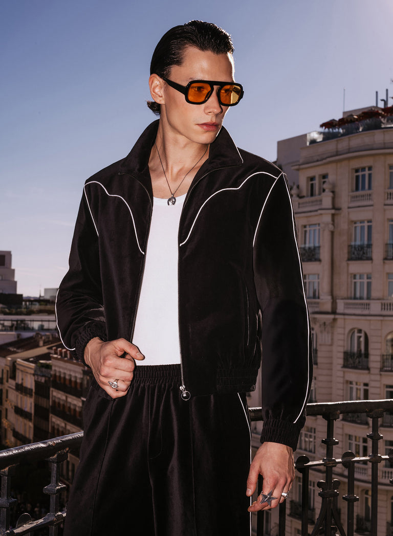 Velvet Western 70's Track Jacket