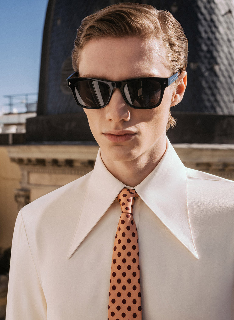 Pure Silk Pink Polka Dot Tie