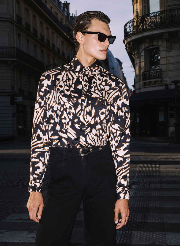 Chimera Animal Print Jacquard Shirt