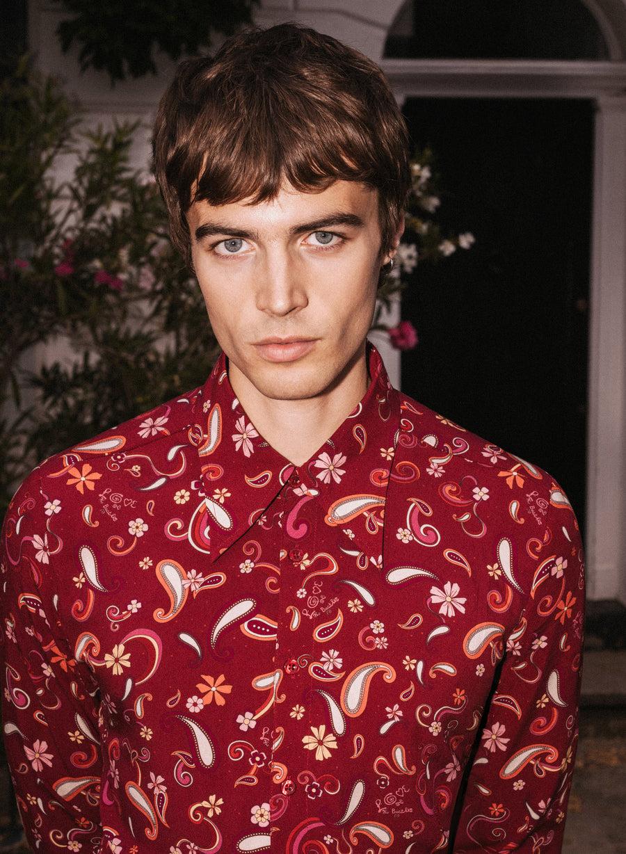 Phix X The Beatles Strawberry Fields Paisley Shirt