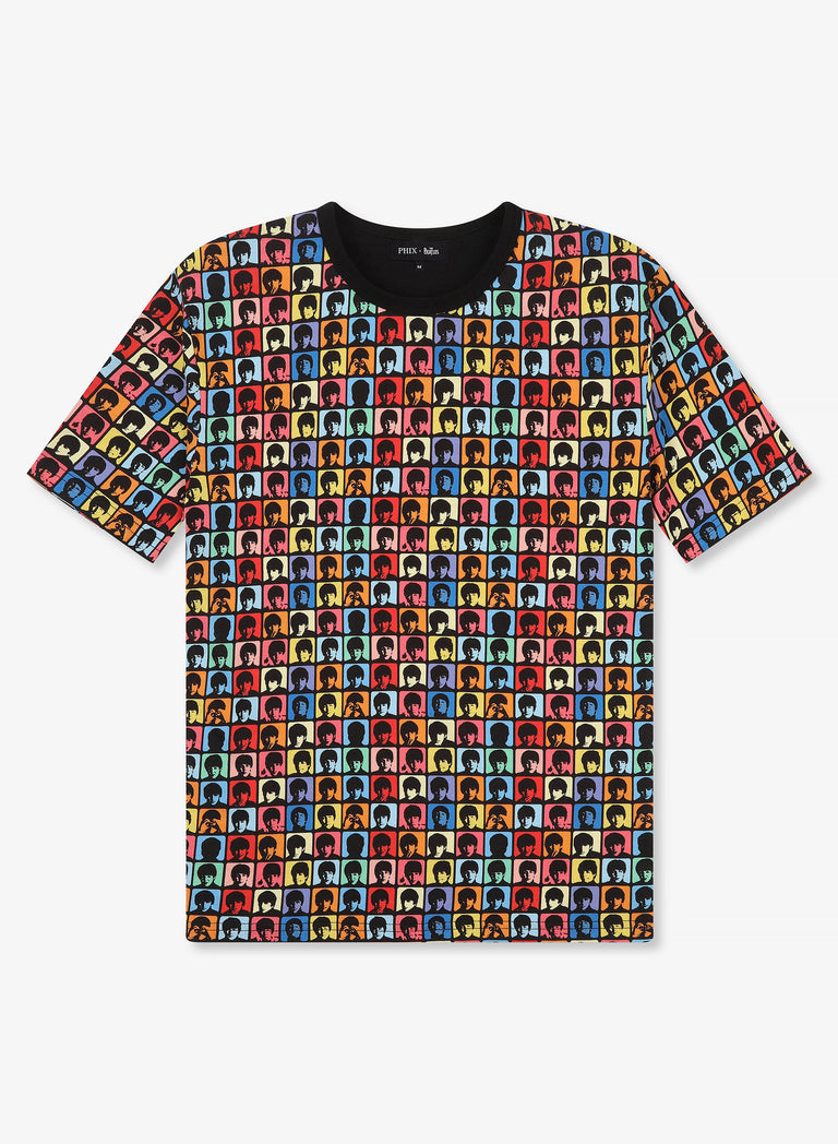 Phix X The Beatles Pop Art Print T-Shirt