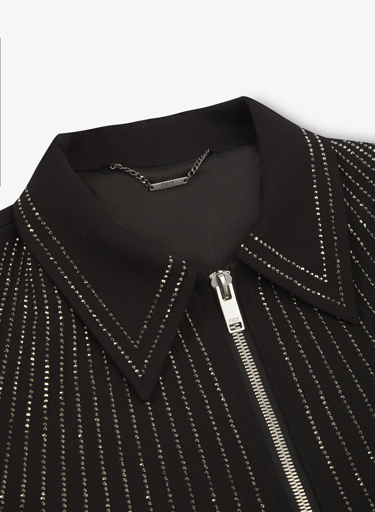 Black Embellished Sequin Jacket & Phix Clothing