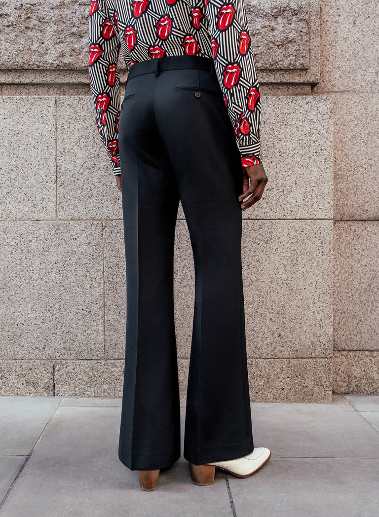 Phix X Rolling Stones Geometric Tongue Viscose Shirt