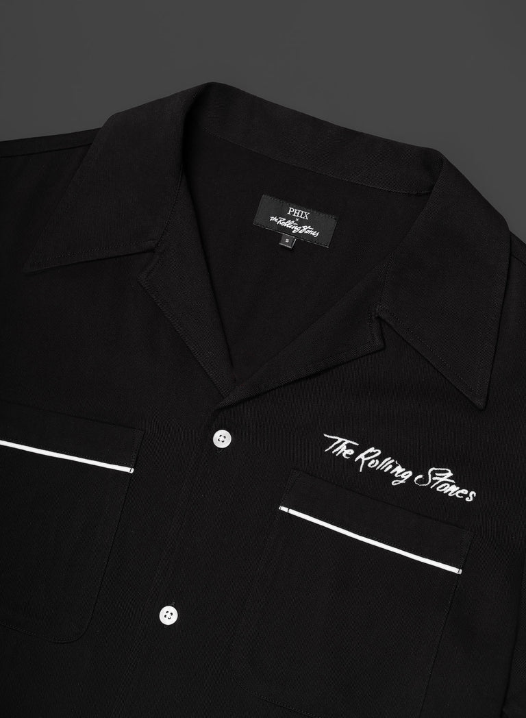 Phix X Rolling Stones It's Only Rock N Roll Viscose Cuban Shirt