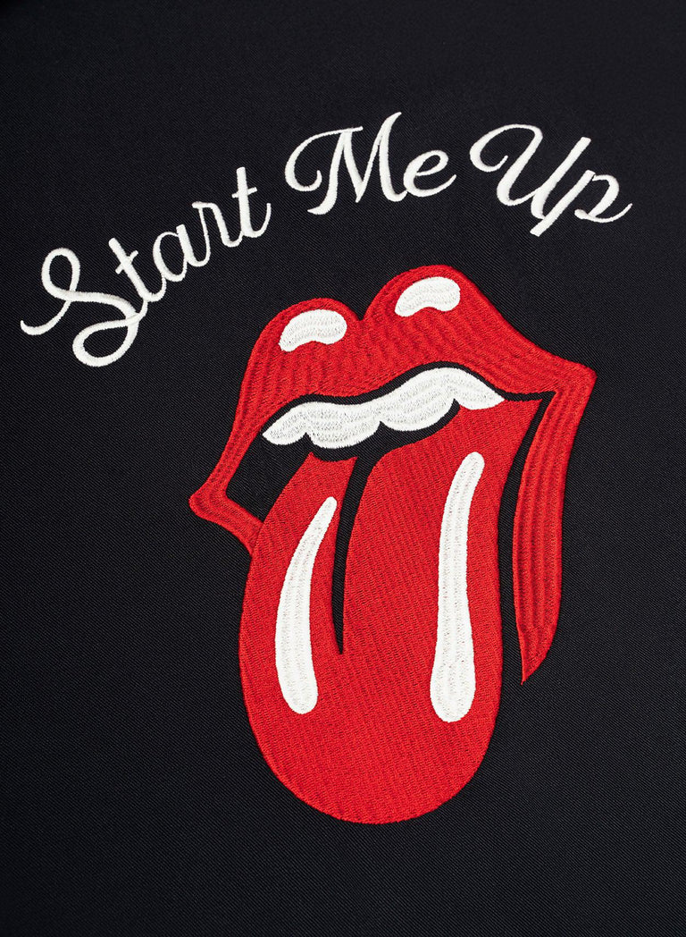 Phix X Rolling Stones Start Me Up Cuban Viscose Shirt