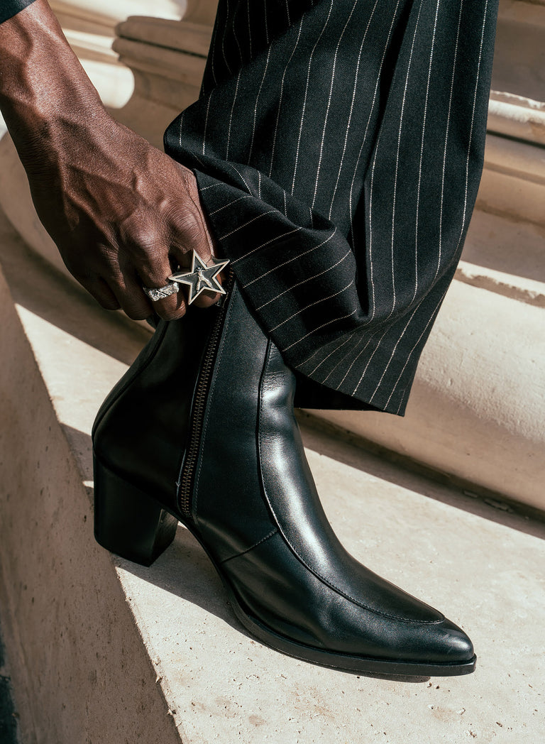 Silver Cowboy Oversized Western Star Ring