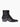 Black Leather Croc Effect Western Buckle Harness Boot-PhixClothing.com