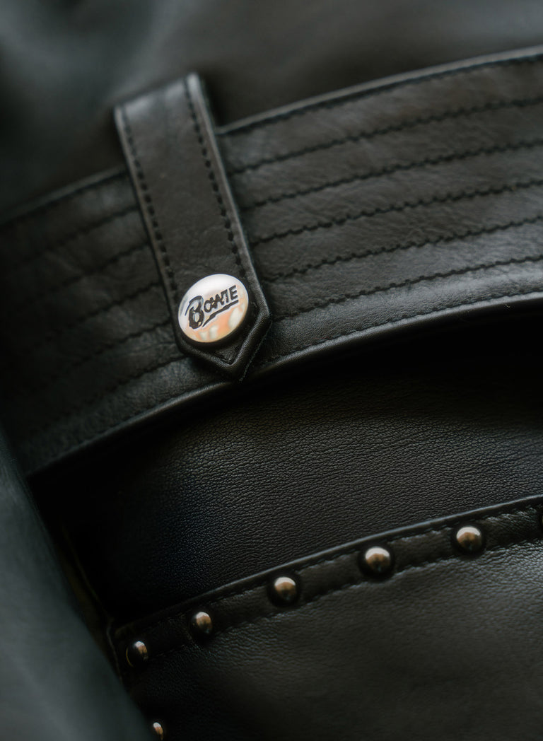 Phix X David Bowie Leather Lightning Bolt Biker Jacket