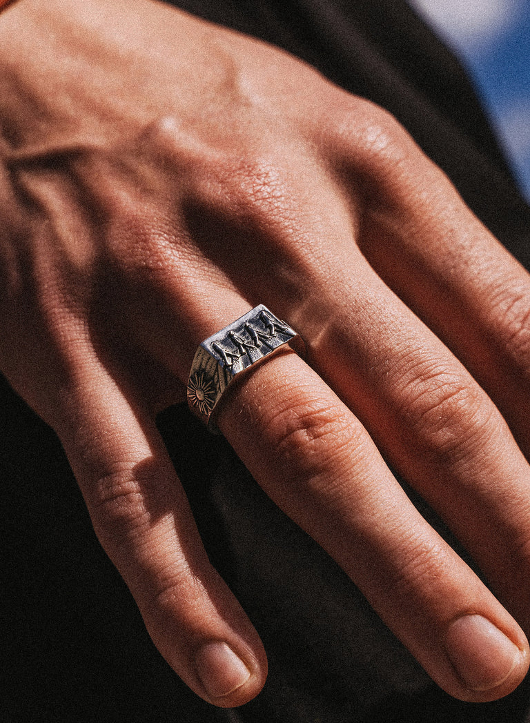 Phix X The Beatles Silver Abbey Road Signet Ring