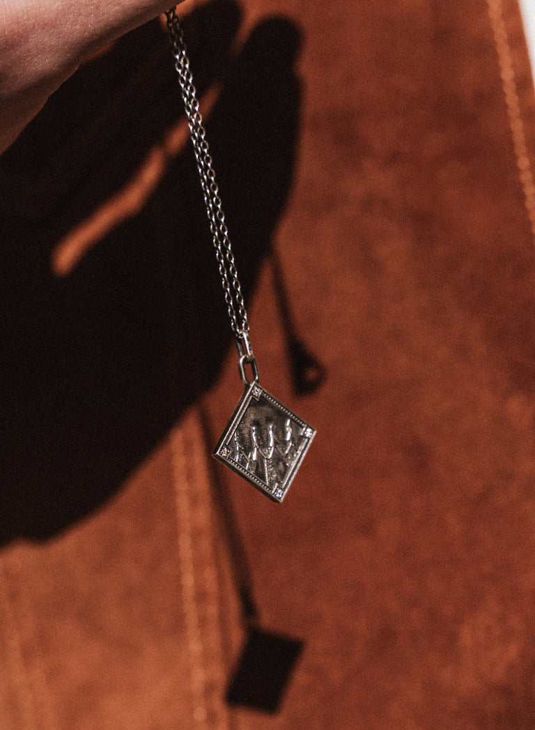 Phix X The Beatles Silver Abbey Road Pendant Necklace