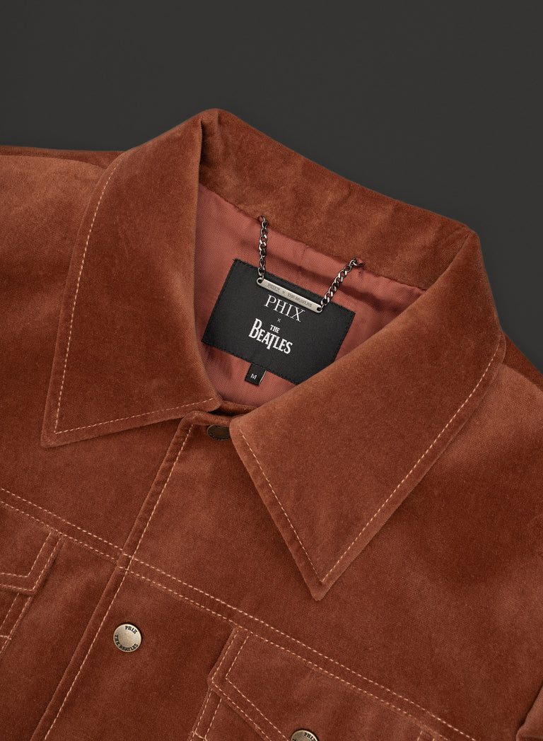 Phix X The Beatles Rubber Soul Cotton Velvet Jacket