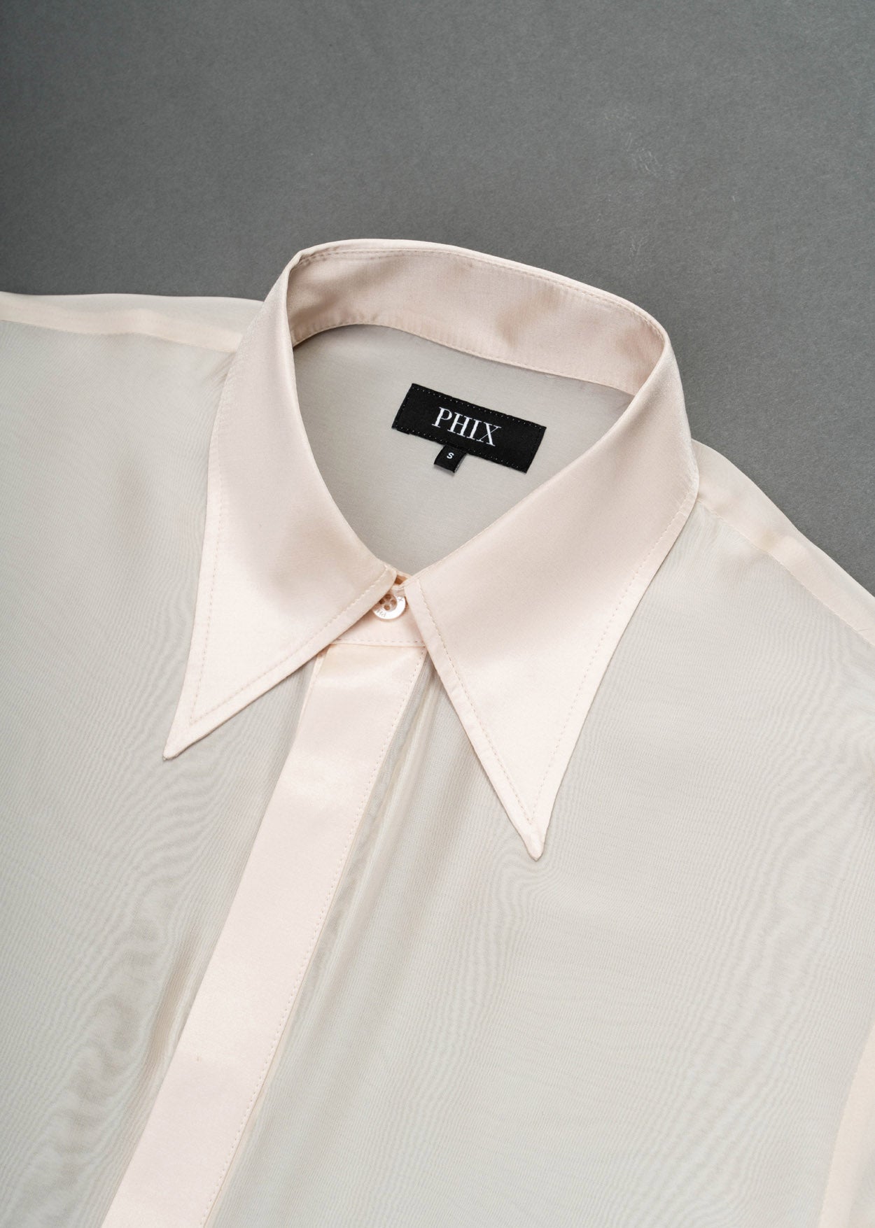 chiffon dress shirt Feinuhan Junior Womens Sheer Chiffon Long Tunic Blouse Dress Shirt, Off White, Large, Women's, Size: Small