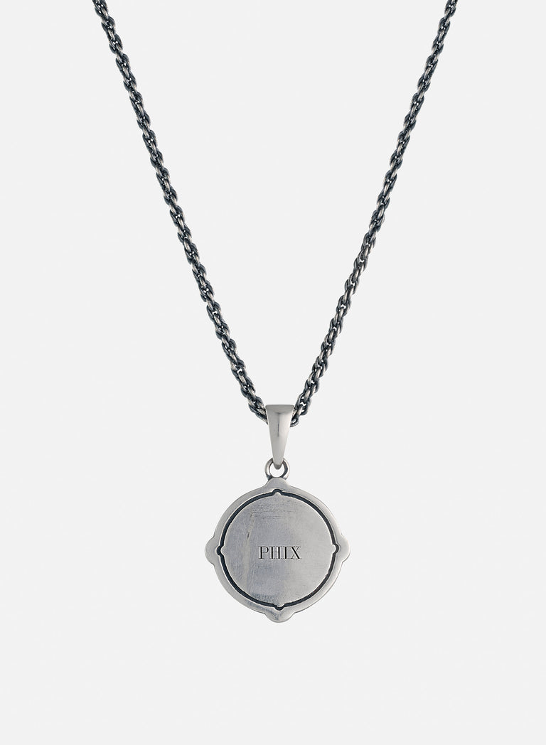 Silver Pearl & Crystal Pendant