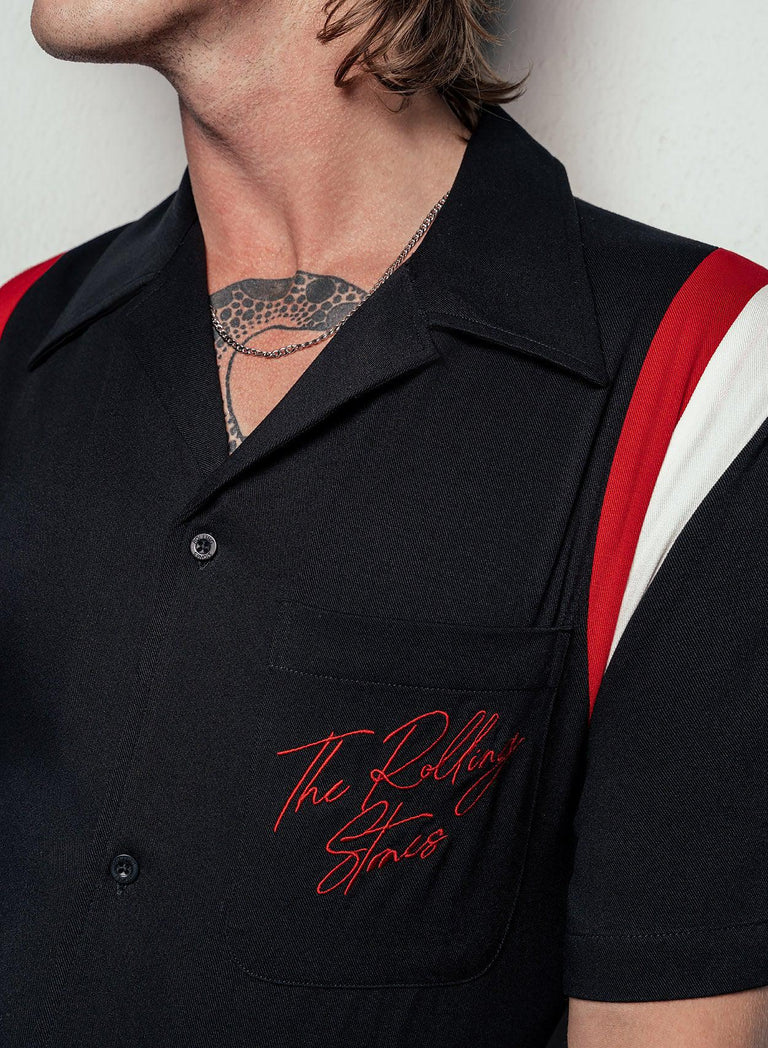 Phix X Rolling Stones Start Me Up Cuban Viscose Shirt