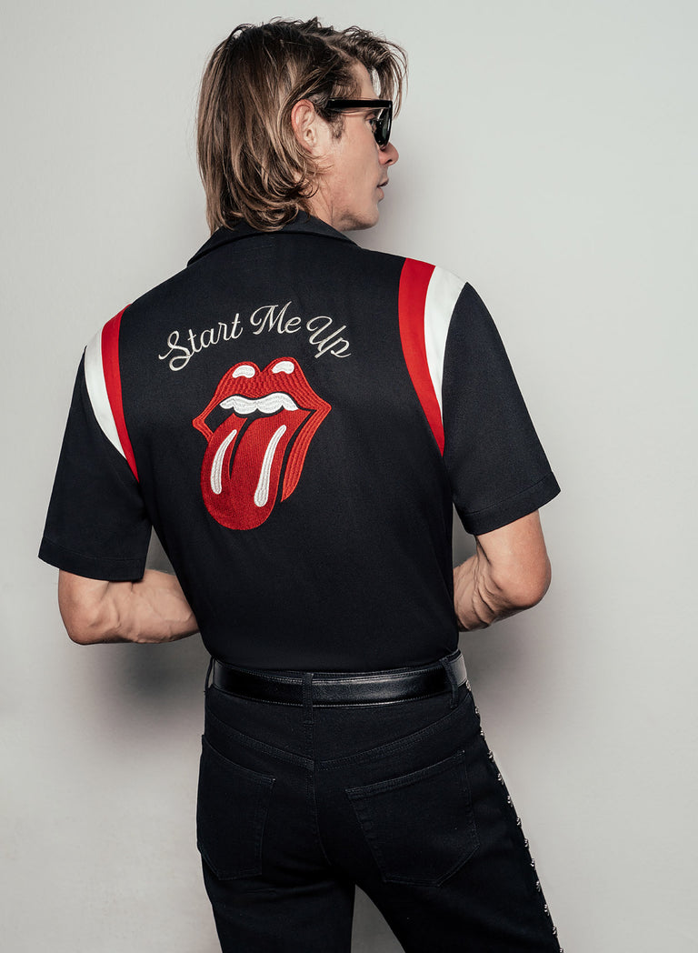 Phix X Rolling Stones Start Me Up Cuban Viscose Shirt
