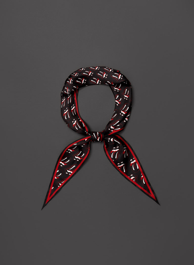 Phix X Rolling Stones Silk Neck Scarf