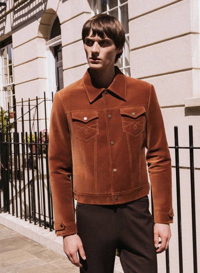 Phix X The Beatles Rubber Soul Cotton Velvet Jacket