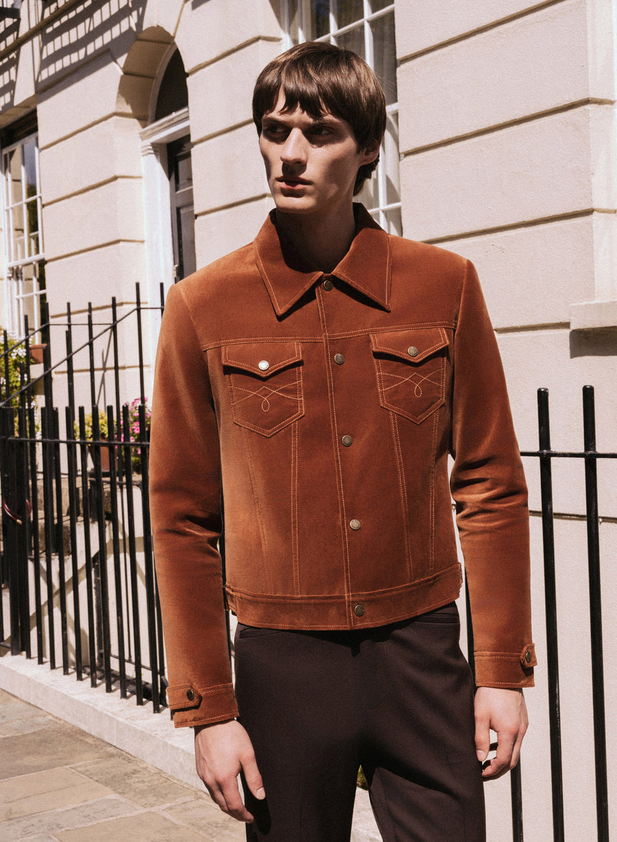 Phix X The Beatles Rubber Soul Cotton Velvet Jacket