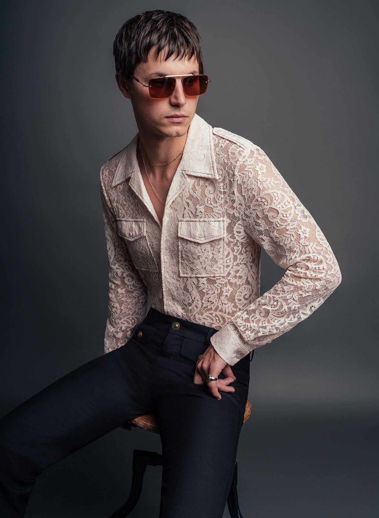 Paisley collar best sale shirt