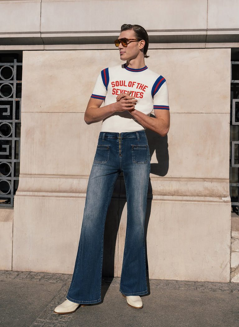 Soul Of The Seventies White Polo Shirt