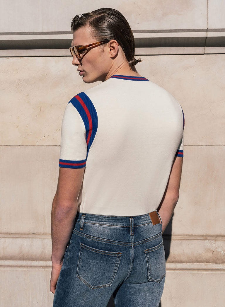 Soul Of The Seventies White Polo Shirt