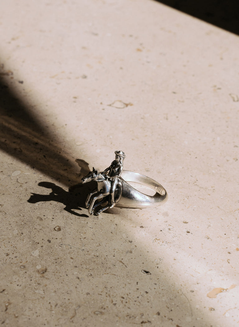 Silver Western Cowgirl Ring