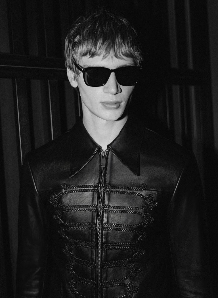 The Cavalier Braided Leather Jacket
