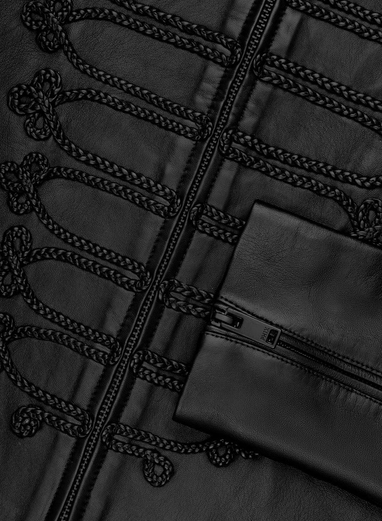 The Cavalier Braided Leather Jacket