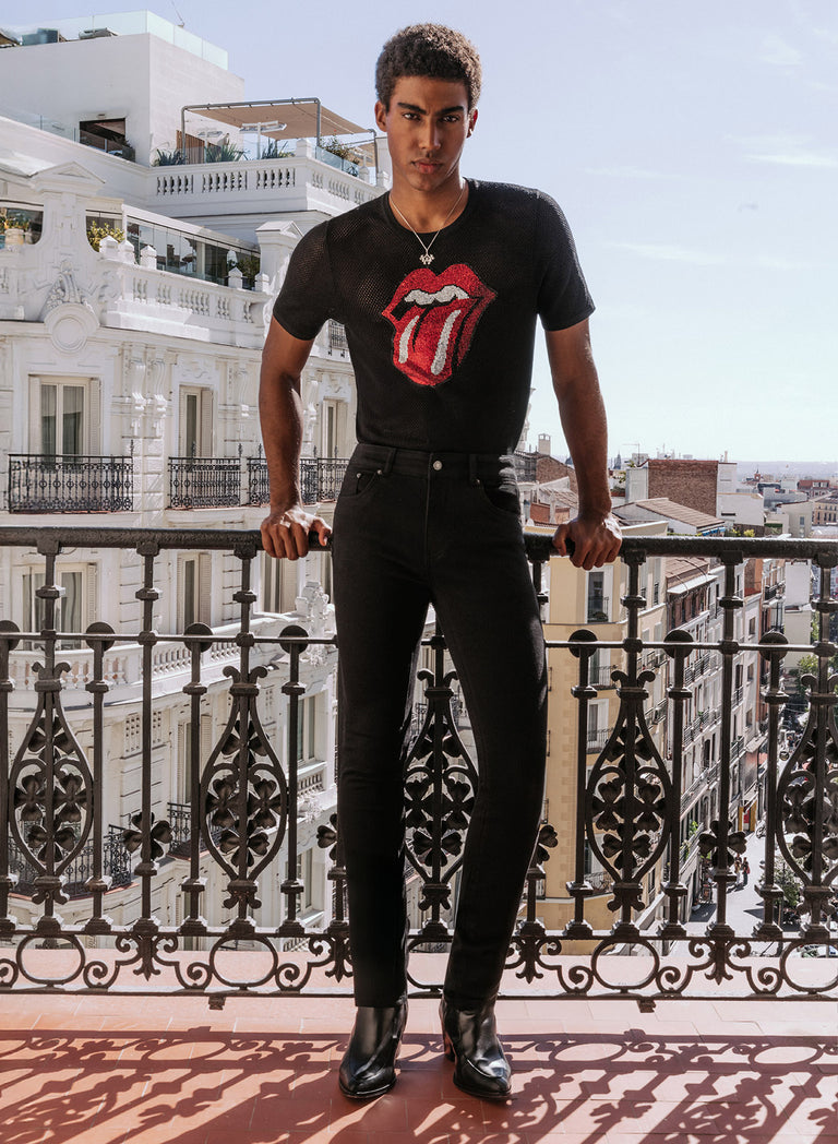 Black Slim Fit High Waisted Denim Jean