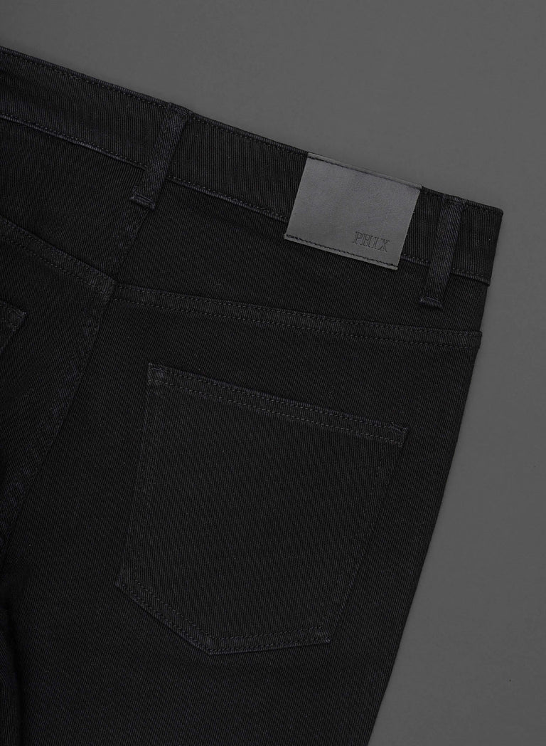 Black Slim Fit High Waisted Denim Jean