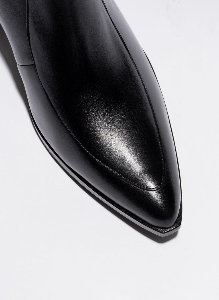Soho 60mm Black Leather Boots