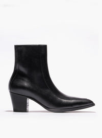 Soho 60mm Black Leather Boots