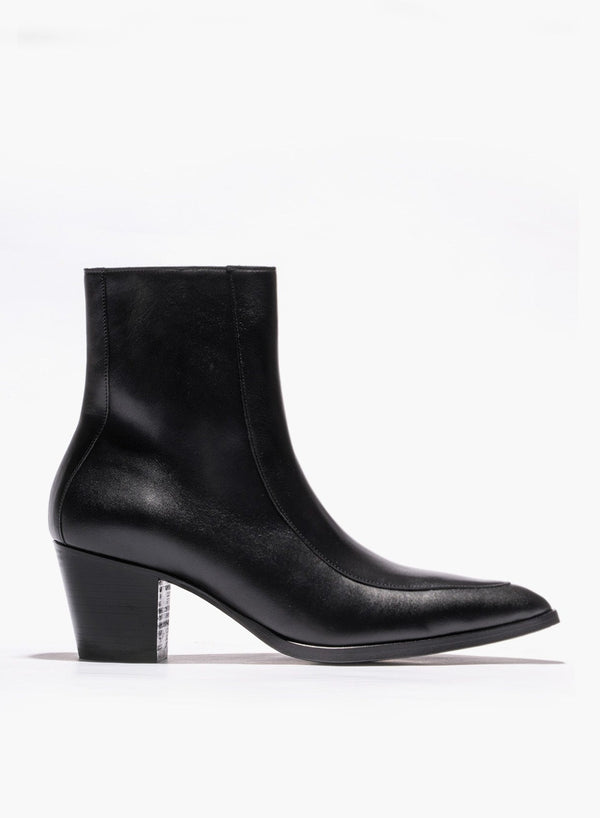Soho 60mm Black Leather Boots