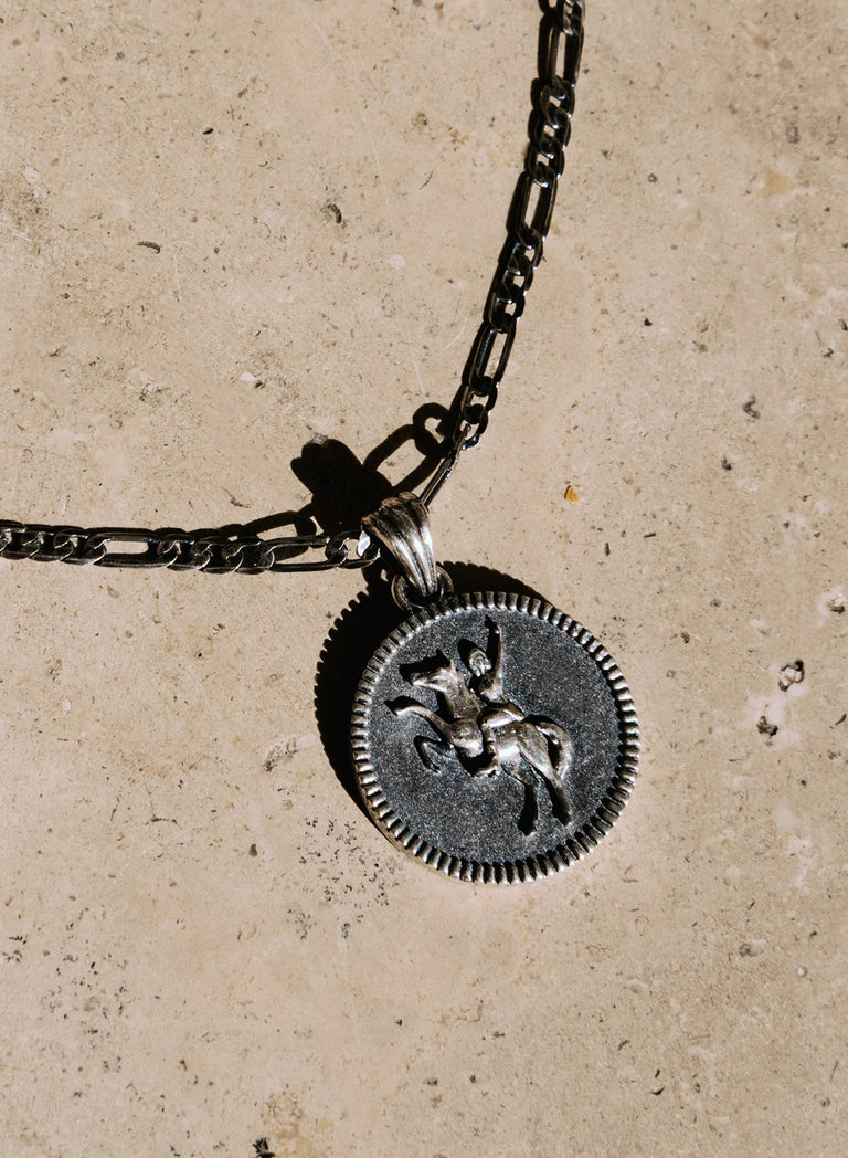 Silver Horse Pendant Necklace
