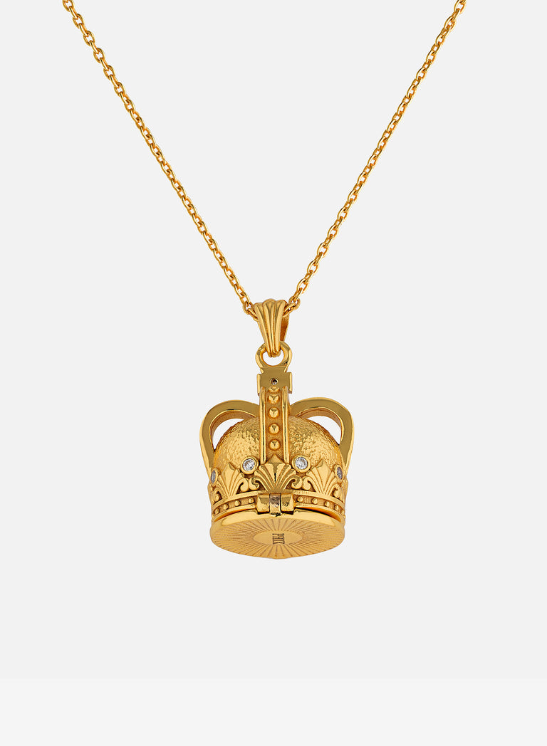The Crown Reliquary Gold Necklace