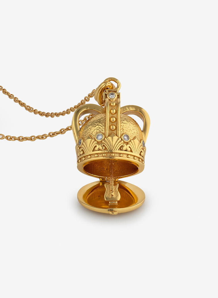 The Crown Reliquary Gold Necklace