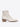 Keith 50mm White Leather Boot-PhixClothing.com