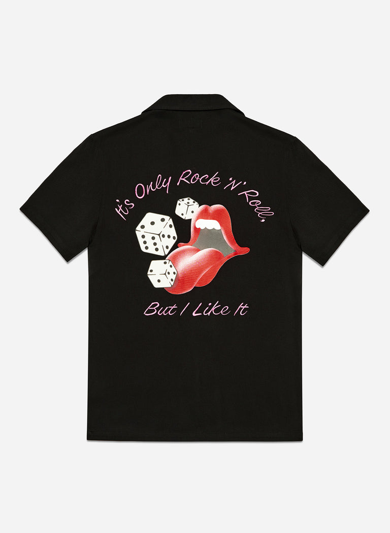 Phix X Rolling Stones It's Only Rock N Roll Viscose Cuban Shirt