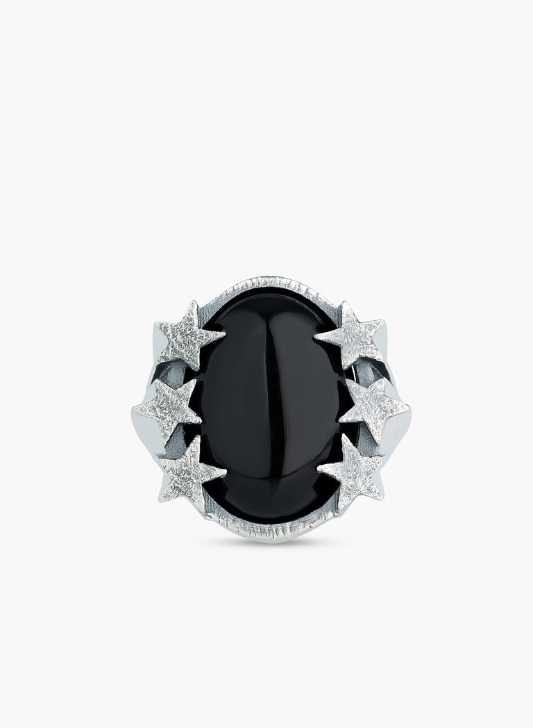 Silver Shooting Star Ring