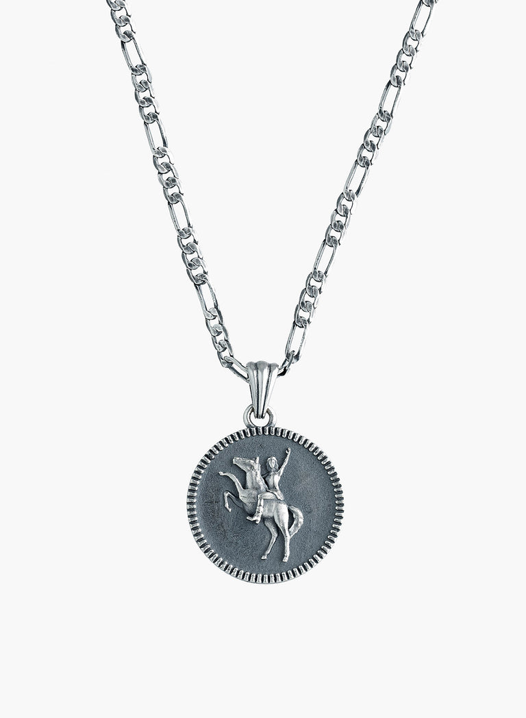 Silver Horse Pendant Necklace