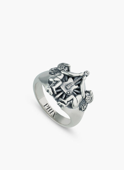 Silver Celestial Strings Ring