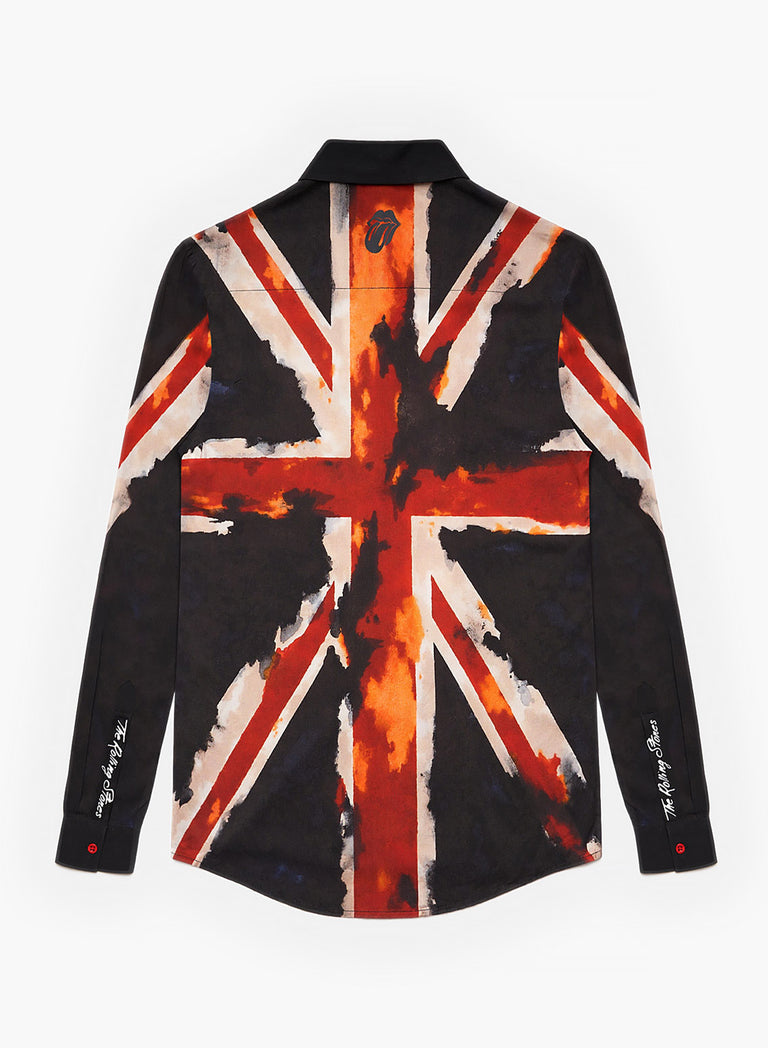 Phix X Rolling Stones Union Jack Flag Long Sleeve Shirt