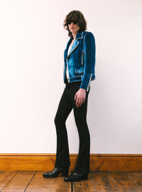 Black Slim Fit Flare Jeans