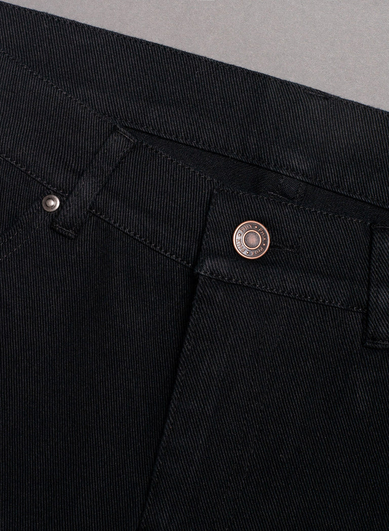 Black Slim Fit Flare Jeans