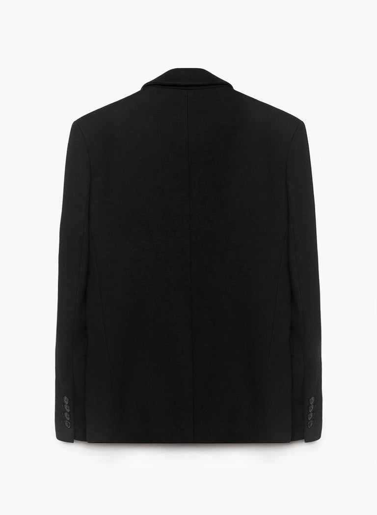 Black Bolt Lapel Blazer