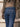 Blue Gold Button Pocket Flare Jeans-PhixClothing.com