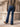 Blue Gold Button Pocket Flare Jeans-PhixClothing.com